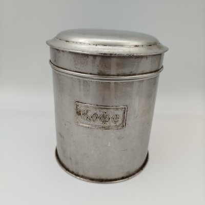 купить Ёмкость для хранения кофе, Nikel Plattirt, металл, СССР, 1890-1920 гг.