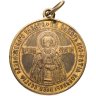 Купить Памятный жетон в честь 500-летия со дня кончины Пр. Сергия Радонежского, неизвестная мастерская, Российская империя, бронза, 1890-е г.