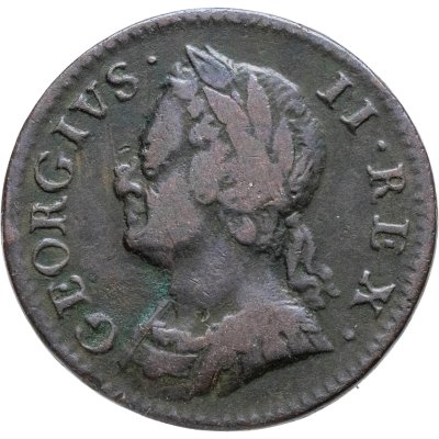 купить Великобритания 1 фартинг 1754