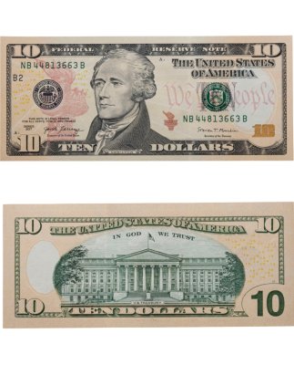купить США 10 долларов 2017
