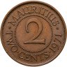 Купить Маврикий 2 цента (cents) 1971
