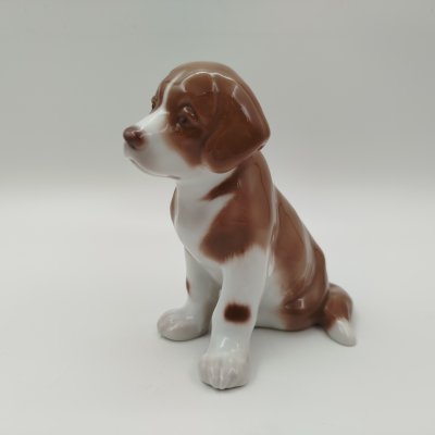 купить Статуэтка "Щенок Сенбернара", фарфор, роспись, Bing & Grondahl, Дания, 1970-1983 гг.