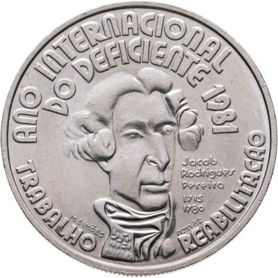 купить Португалия 100 эскудо (escudos) 1982 Международный год инвалидов