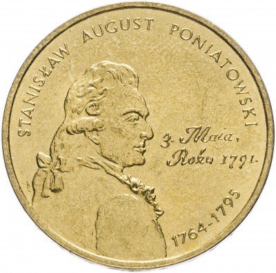 Купить Польша 2 злотых 2005 "Правители Польши: Станислав II Август Понятовский"