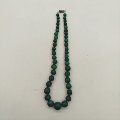 купить Бусы с бусинами округлой формы, натуральный камень, металл, СССР, 1970-1990 гг.