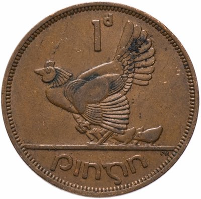 купить Ирландия 1 пенни (penny) 1963