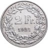 Купить Швейцария 2 франка (franc) 1921
