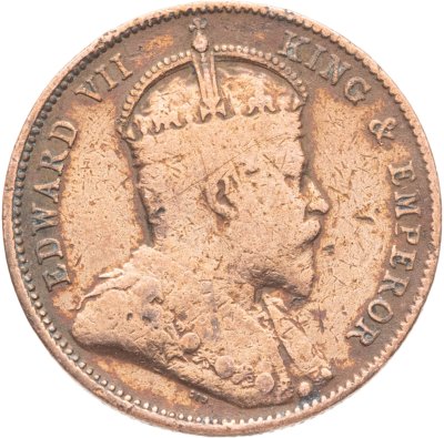 купить Стрейтс Сетлментс 1/2 цента (cent) 1908