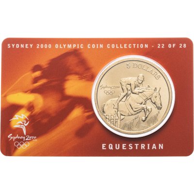 купить Австралия 5 долларов 2000 Олимпийские игры в Сиднее - Конный спорт