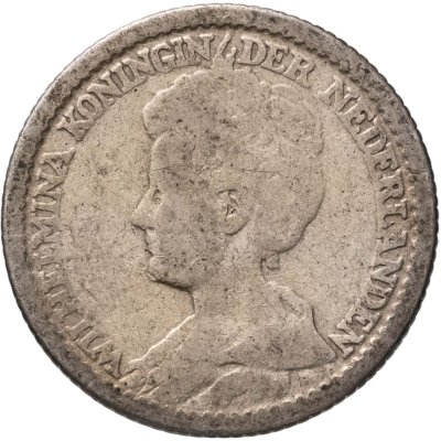 купить Нидерланды 25 центов (cents) 1914