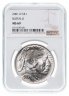 Купить США 1 доллар (dollar) 2001 Proof Американский буффало (бизон), в слабе NGC MS69, знак монетного двора "D" - Денвер