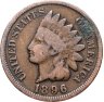 Купить США 1 цент (cent) 1896 Indian Head Cent