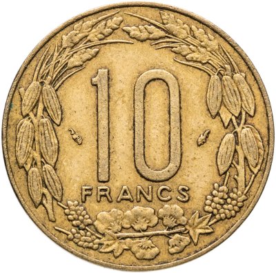 купить Центральная Африка (BEAC) 10 франков (francs) 1977