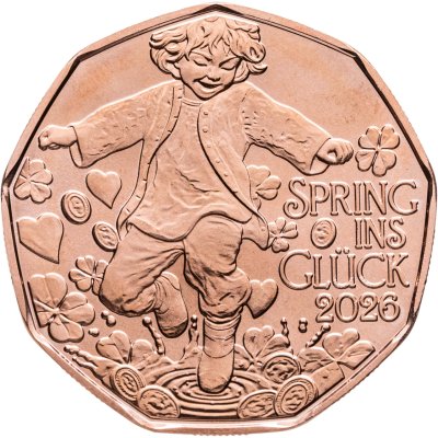 купить Австрия 5 евро 2025 (2026) "Прыжок в счастье"