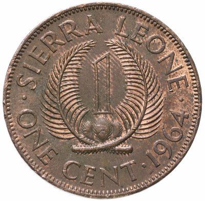 купить Сьерра-Леоне 1 цент (cent) 1964