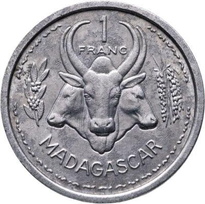 купить Мадагаскар 1 франк (franc) 1958
