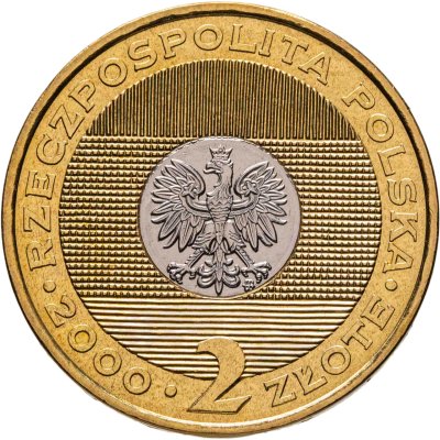 купить Польша 2 злотых (zlote) 2000 "Наступление нового тысячелетия"