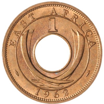 купить Британская Восточная Африка 1 цент (cent) 1962