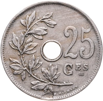 купить Бельгия 25 сантимов (centimes) 1926 Надпись на французском - 'ROYAUME DE BELGIQUE'