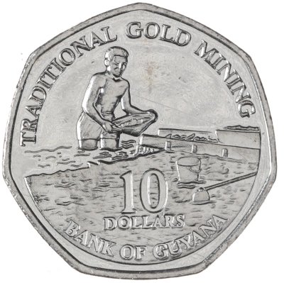купить Гайана 10 долларов (dollars) 2011