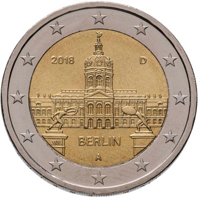 купить Германия 2 евро (euro) 2018 "Дворец Шарлоттенбург" А