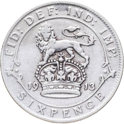 купить Великобритания 6 пенсов (pence) 1913