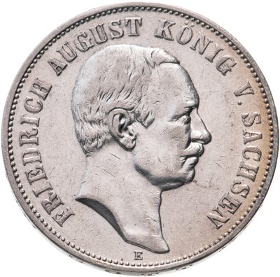 купить Германская Империя, Саксония 5 марок 1908 E