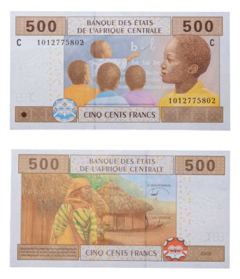 купить Чад 500 франков 2002 "литера С" (Pick606Cе)