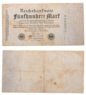 купить Германия 500 марок 1922