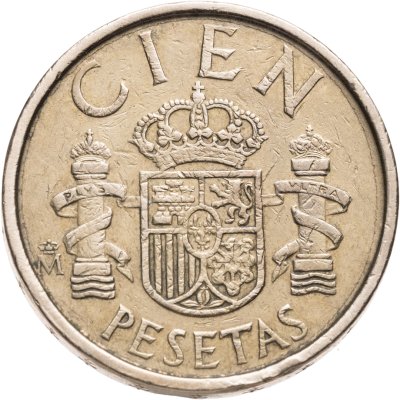 купить Испания 100 песет (pesetas) 1989
