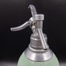 Купить Сифон бирюзового цвета для газирования воды, с набором баллончиков, металл, СССР, 1950-1980 гг.