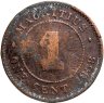 Купить Маврикий 1 цент (cent) 1888