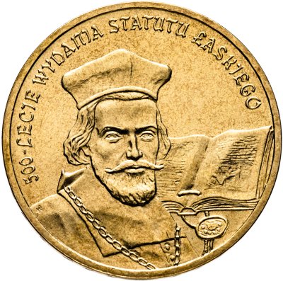 купить Польша 2 злотых 2006 "500 лет статута Лаского (500-lecie wydania Statutu Łaskiego)"