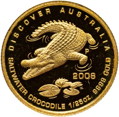 купить Австралия 5 долларов (dollars) 2006 Австралийская фауна - крокодил