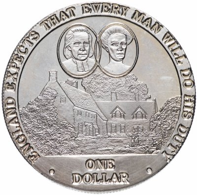 купить Острова Кука 1 доллар (dollar) 2007 "Дом Нельсона"