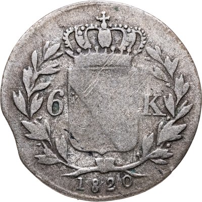 купить Баден 6 крейцеров 1820