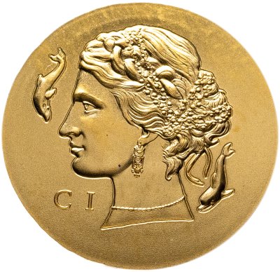 купить Острова Кука 5 долларов 2023 "Древняя Греция Аретуза" с сертификатом