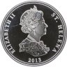 Купить Остров Святой Елены 25 пенсов 2013 "Наполеоновские войны"
