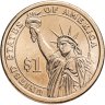 Купить США 1 dollar (доллар) 2007 D Джон Адамс (2-й президент США)