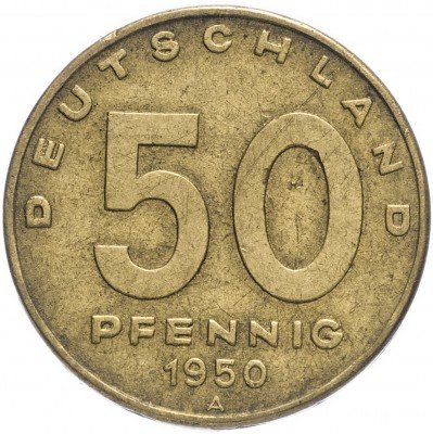 купить Германия (ГДР) 50 пфеннигов 1950 А