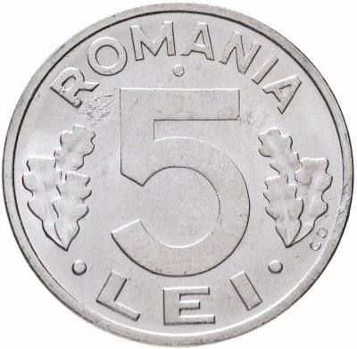купить Румыния 5 леев (lei) 1992