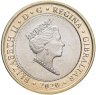 Купить Гибралтар 2 фунта (pounds) 2020