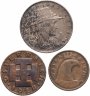 Купить Австрия набор 100,200,1000 крон 1924