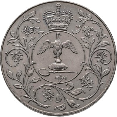 купить Великобритания 1 крона (25 новых пенсов) 1977 "25 лет правления Елизаветы II"