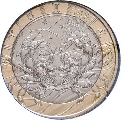 купить Франция 5 евро 2025 "Знаки зодиака - Рак"