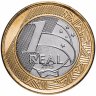 Купить Бразилия 1 real (реал) 2015 "XXXI летние Олимпийские Игры, Рио-де-Жанейро 2016 paralympic atletism (паралимпийская атлетика)"