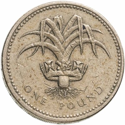 купить Великобритания 1 фунт (pound) 1990