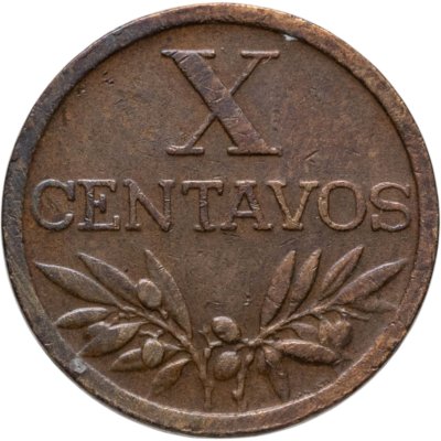 купить Португалия 10 сентаво (centavos) 1953