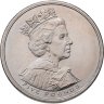 Купить Великобритания 5 фунтов (pounds) 2002  50 лет вступления на престол королевы Елизаветы II (золотой юбилей) медно-никелевый сплав