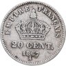Купить Франция 20 сантимов (centimes) 1867 A знак монетного двора: "A" - Париж